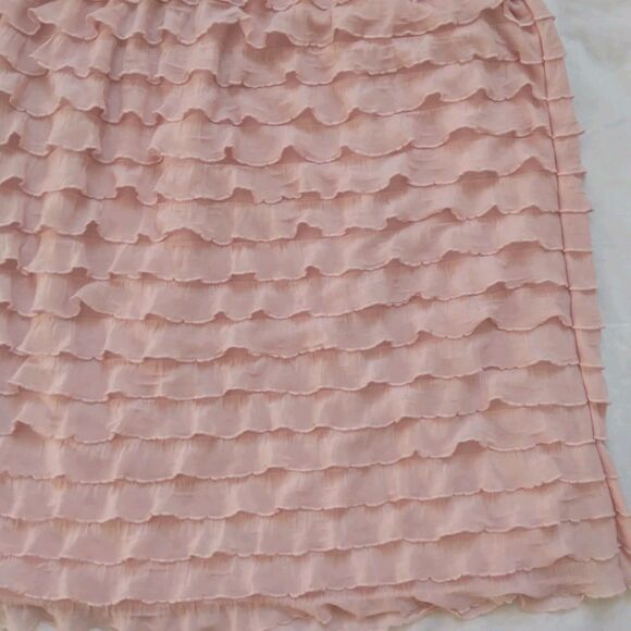 XHILARATION Ruffled Pink Skirt Barbie Core Coquette Womens Size XL - Picture 3 of 8